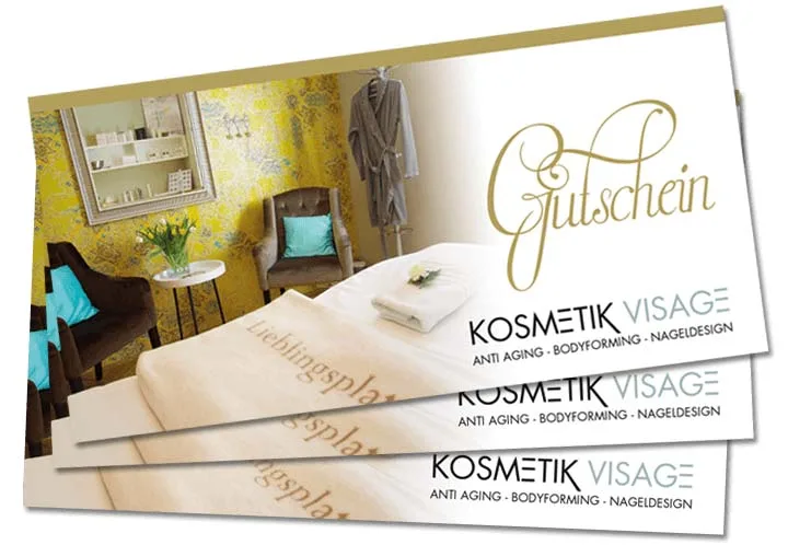 Gutscheine Kosmetik Visage